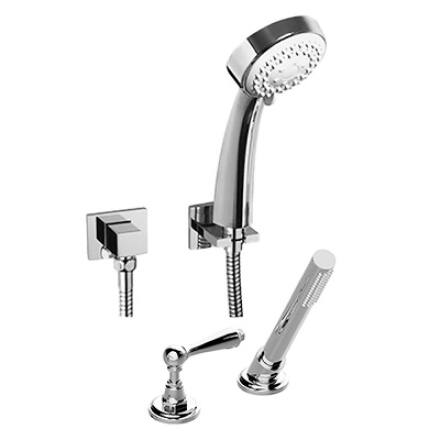 Premium Single-Setting Adjustable Wall Mount Hand Shower in Chrome 55085