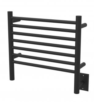 Amba HSMB Jeeves Model H Straight 7 Bar Hardwired Towel Warmer in Matte Black