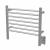 Amba HSP Jeeves Model H Straight 7 Bar Hardwired Towel Warmer in Polished