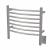 Amba HCP Jeeves Model H Curved 7 Bar Hardwired Towel Warmer in Polished