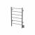 Amba JSB Jeeves Model J Straight 6 Bar Hardwired Drying Rack in Brushed