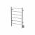 Amba JSP Jeeves Model J Straight 6 Bar Hardwired Drying Rack in Polished