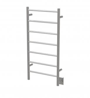 Amba FSP Jeeves Model F Straight 7 Bar Hardwired Drying Rack in Polished