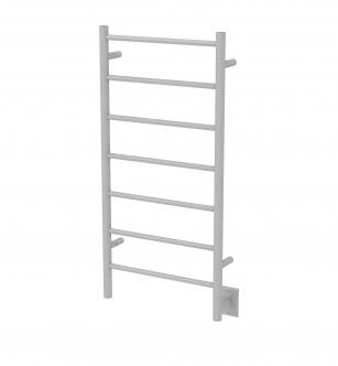 Amba FSW Jeeves Model F Straight 7 Bar Hardwired Drying Rack in White
