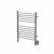 Amba ESB Jeeves Model E Straight 12 Bar Hardwired Towel Warmer in Brushed