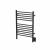 Amba ESMB Jeeves Model E Straight 12 Bar Hardwired Towel Warmer in Matte Black