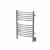 Amba ECB Jeeves Model E Curved 12 Bar Hardwired Towel Warmer in Brushed