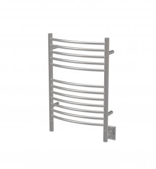 Amba ECP Jeeves Model E Curved 12 Bar Hardwired Towel Warmer in Polished