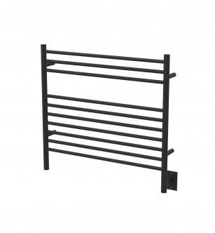 Amba KSMB Jeeves Model K Straight 10 Bar Hardwired Towel Warmer in Matte Black