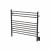 Amba KSO Jeeves Model K Straight 10 Bar Hardwired Towel Warmer in Oil Rubbed Bronze