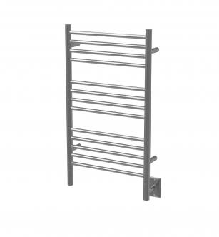 Amba CSB Jeeves Model C Straight 13 Bar Hardwired Towel Warmer in Brushed