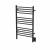 Amba CSMB Jeeves Model C Straight 13 Bar Hardwired Towel Warmer in Matte Black