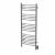 Amba DCB Jeeves Model D Curved 20 Bar Hardwired Towel Warmer in Brushed