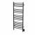 Amba DCMB Jeeves Model D Curved 20 Bar Hardwired Towel Warmer in Matte Black