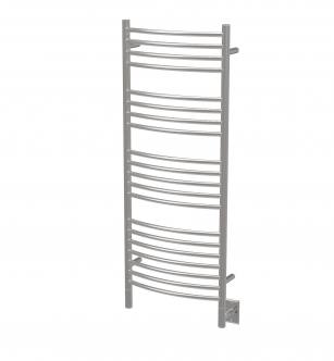 Amba DCP Jeeves Model D Curved 20 Bar Hardwired Towel Warmer in Polished