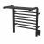 Amba MSMB Jeeves Model M Shelf 11 Bar Hardwired Towel Warmer in Matte Black