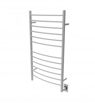 Amba RWHL-CB Radiant Large Hardwired Curved 12 Bar Towel Warmer in Brushed