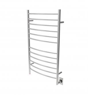 Amba RWHL-CP Radiant Large Hardwired Curved 12 Bar Towel Warmer in Polished