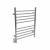 Amba RWH-SP-LEFT Radiant Hardwired (Left Side) Straight 10 Bar Towel Warmer in Polished