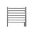 Amba RWHS-SB Radiant Small 7 Bar Towel Warmer in Brushed