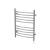 Amba RWP-CB Radiant Plug-in Curved 10 Bar Towel Warmer in Brushed