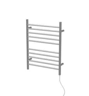 Amba RWP-SB Radiant Plug-in Straight 10 Bar Towel Warmer in Brushed