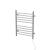 Amba RWP-SB Radiant Plug-in Straight 10 Bar Towel Warmer in Brushed