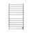 Amba RSWHL-P Radiant Large Hardwired Square 12 Bar Towel Warmer in Polished