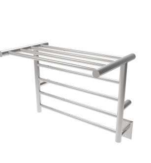 Amba RSH-P Radiant Shelf 8 Bar Towel Warmer in Polished