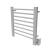 Amba S2121B Sirio Model S2121 8 Bar Hardwired Towel Warmer in Brushed