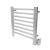 Amba S2121P Sirio Model S2121 8 Bar Hardwired Towel Warmer in Polished