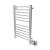 Amba S2133P Sirio Model S2133 12 Bar Hardwired Towel Warmer in Polished