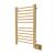 Amba S2133SB Sirio Model S2133 12 Bar Hardwired Towel Warmer in Satin Brass