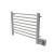 Amba S2921B Sirio Model S2921 8 Bar Hardwired Towel Warmer Brushed