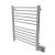 Amba S2933B Sirio Model S2933 12 Bar Hardwired Towel Warmer in Brushed