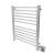 Amba S2933P Sirio Model S2933 12 Bar Hardwired Towel Warmer in Polished