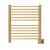 Amba S2933SB Sirio Model S2933 12 Bar Hardwired Towel Warmer in Satin Brass