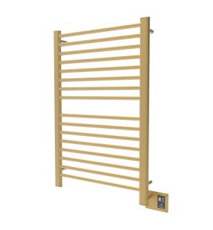 Amba S2942SB Sirio Model S2942 16 Bar Hardwired Towel Warmer Satin Brass