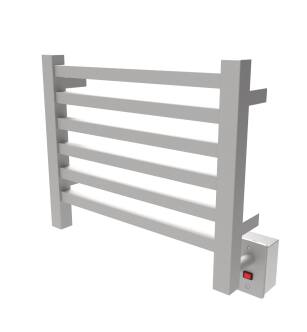 Amba Q2016B Quadro Model Q2016 6 Bar Hardwired Towel Warmer in Brushed