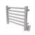 Amba Q2016B Quadro Model Q2016 6 Bar Hardwired Towel Warmer in Brushed