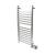 Amba Q2042P Quadro Model Q2042 16 Bar Hardwired Towel Warmer in Polished