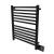 Amba Q2833MB Quadro Model Q2833 12 Bar Hardwired Towel Warmer in Matte Black