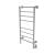 Amba T-2040BN Traditional Model T-2040 8 Bar Hardwired Towel Warmer in Brushed Nickel