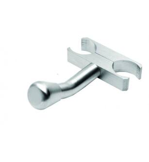 Amba AJ-BH-B Jeeves Bathrobe Hanger - Brushed