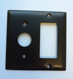 Amba AJ-DGP-O Jeeves Double Gang Plate - Oil Rubbed Bronze