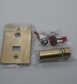 Amba AE-PCK-SB Amba Plate Cover Kit for Antus, Quadro, Sirio & Vega Models - Satin Brass