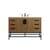 Arka VF488W48WB Bathroom Vanity in Walnut Brown/Black