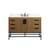 Arka VF488W48WB-BS Bathroom Vanity in Walnut Brown/Black