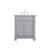 Arka VF50030GR Bathroom Vanity in Grey/Brush Steel