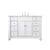 Arka VF50048WH Bathroom Vanity in White/Brush Steel